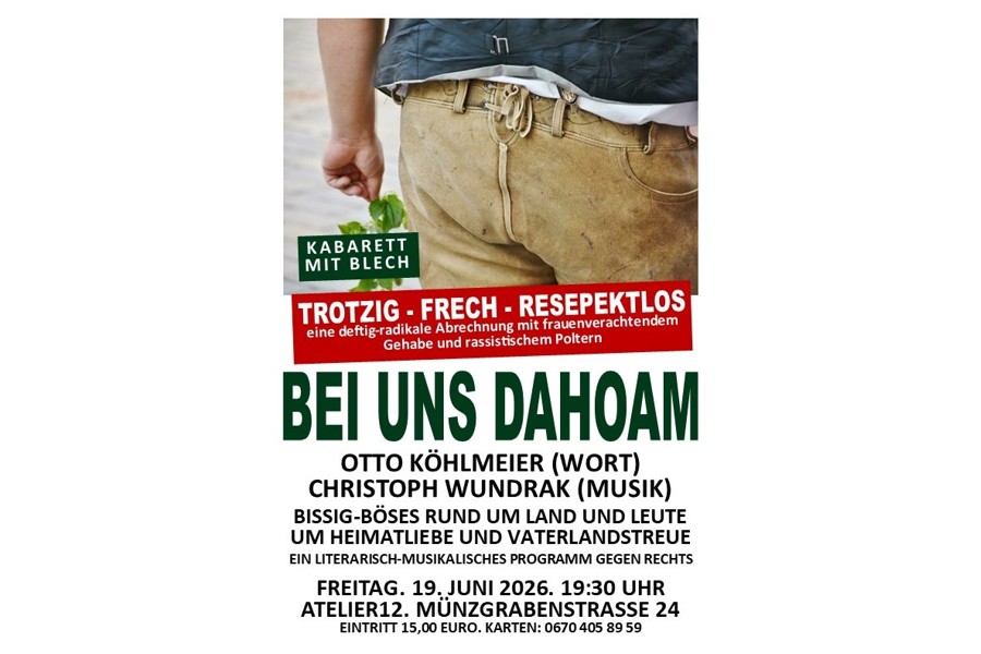 Foto: Otto Köhlmeier Flyer der Veranstaltung