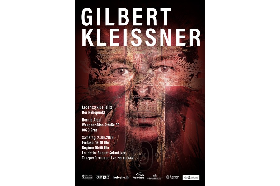 Foto: Gilbert Kleissner Flyer der Veranstaltung