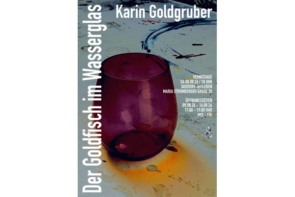 Der Goldfisch im Wasserglas